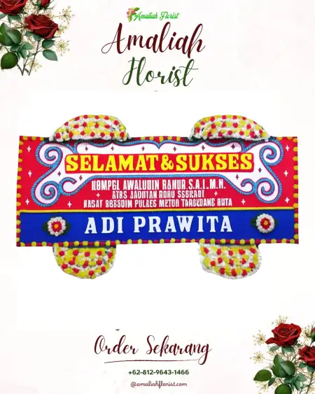 Papan Bunga Ucapan Selamat Triwarno