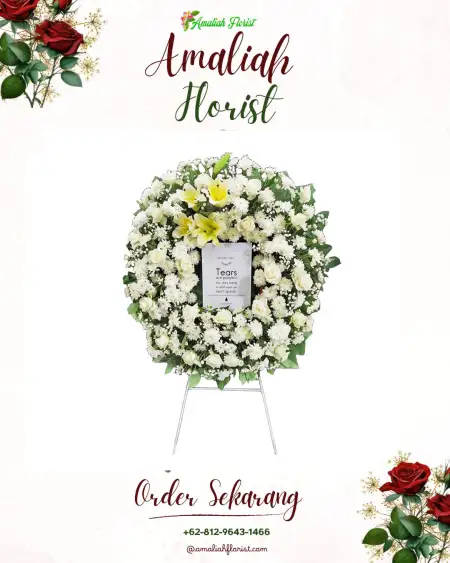 Krans Bunga Duka Triwarno